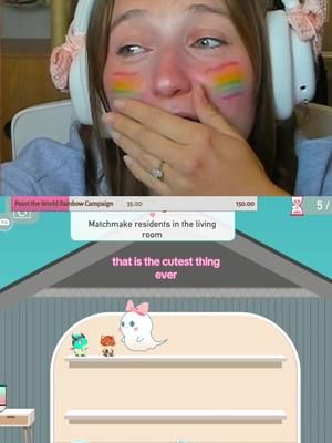 Who knew matchmaking would be soooo emotional!!??🥹 #cozygamingcommunity #twitchstreamer #cozygaming #loveghostie #indiegames #pridemonth #cozygamer 