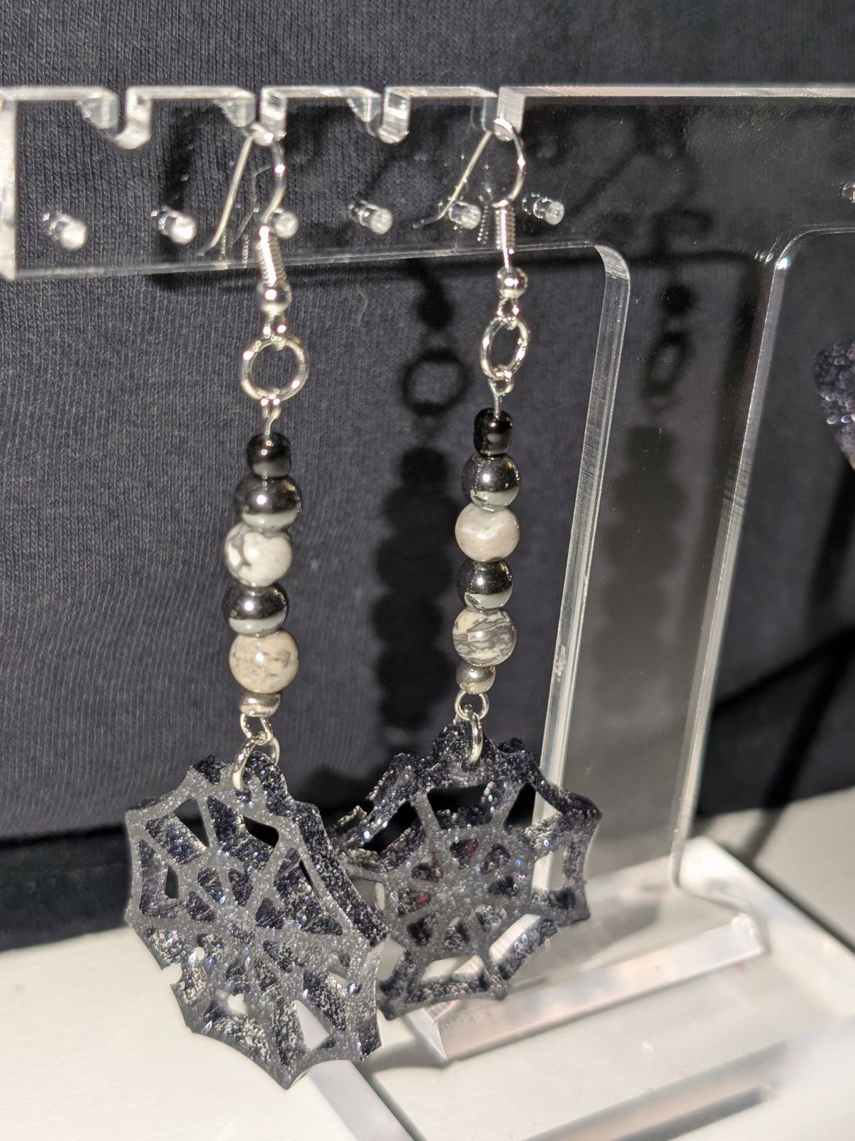 Spider Web Earrings! product image (2)