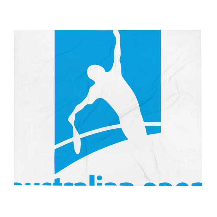 Australian Open Silhouette Throw Blanket product image (2)