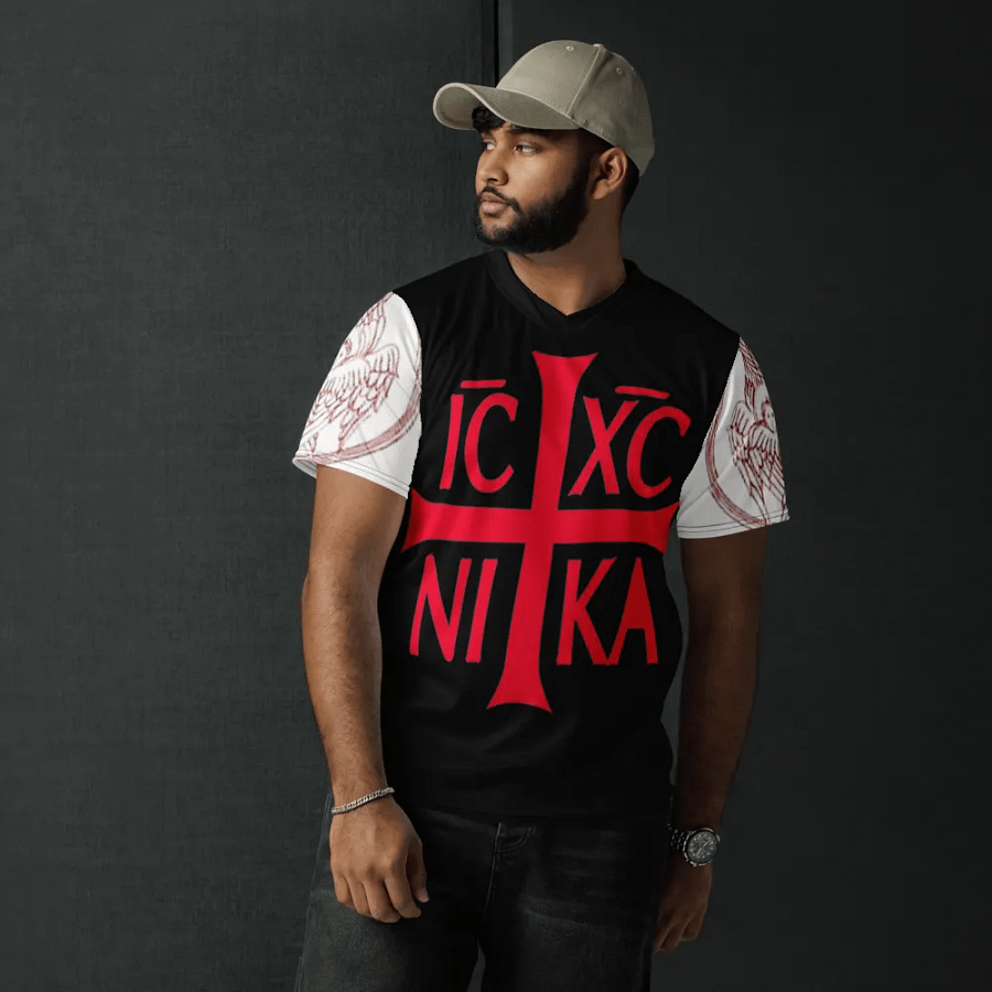 Jesus Christ Conquers All-Over Print Sports Jersey product image (6)