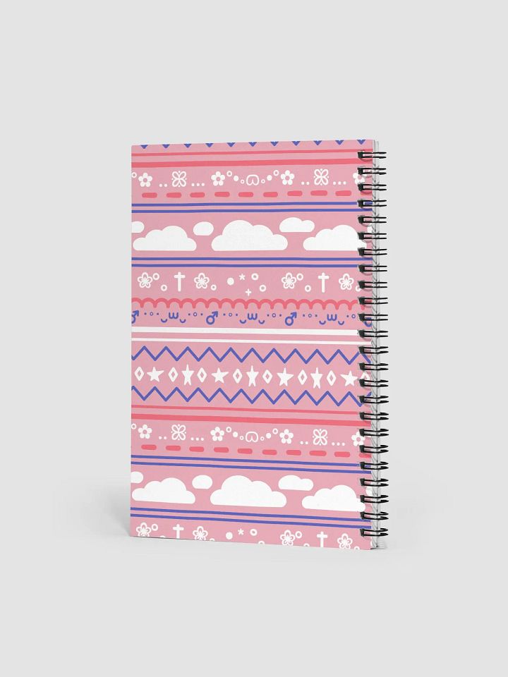 Cloudy Christmas Notebook - Pink product image (2)