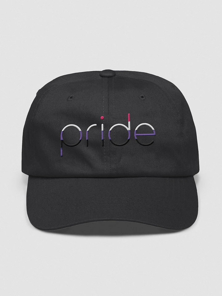 genderfluid pride in lowercase - Embroidered Hat product image (1)