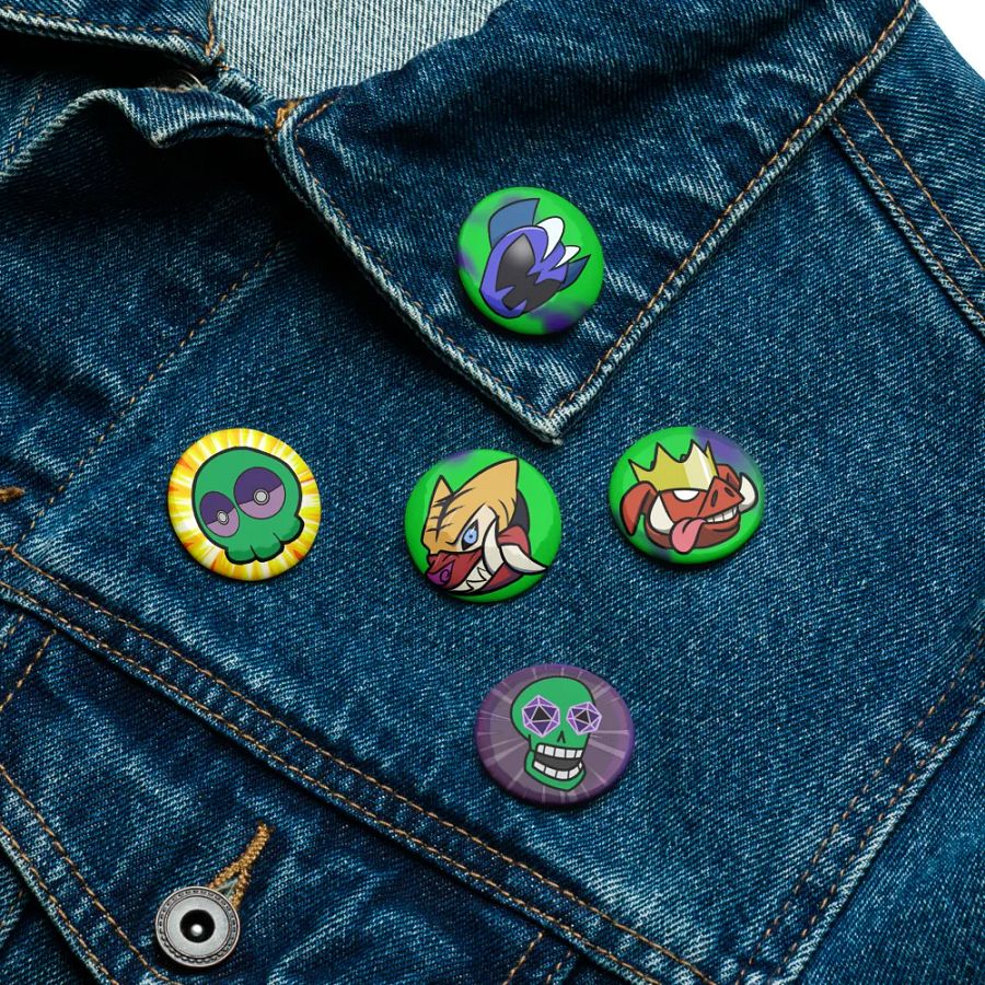 Green Villain Pins! product image (11)