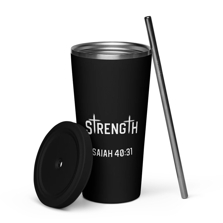 Strength 20 oz. Insolated Cup: Black product image (5)