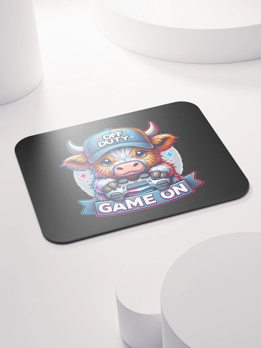 Off Duty Highland Cow Game On Mouse Pad product image (4)