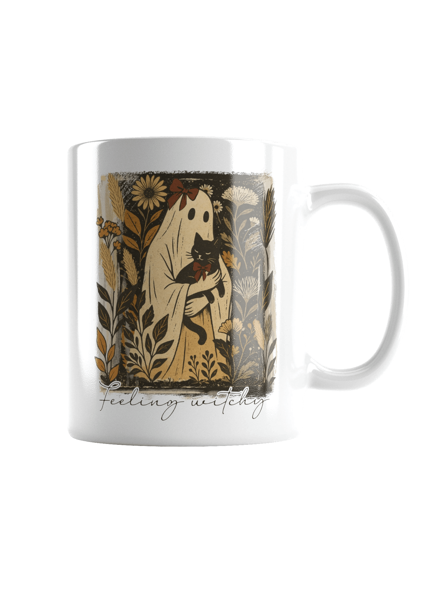 Ghostly Feeling Witchy Glossy Mug product image (3)