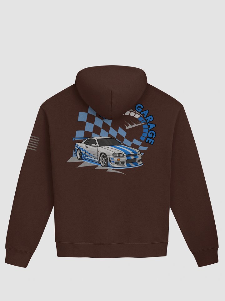 R34 Skyline Sober Garage CO Hoodie product image (12)