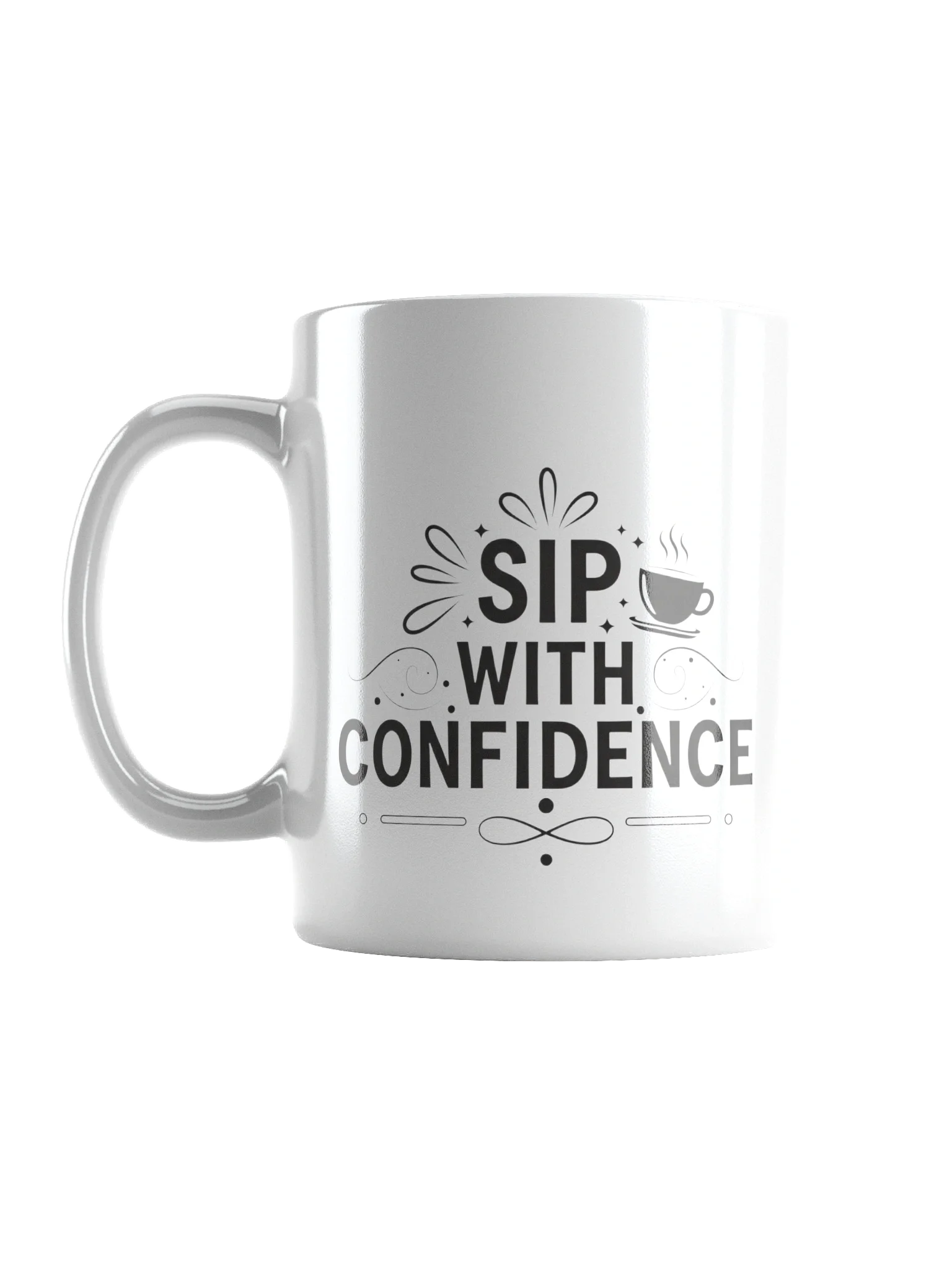 Sip with Confidence Mug – Bold Coffee Cup for Motivated Go-Getters | Perfect Gift for Office & Home product image (1)