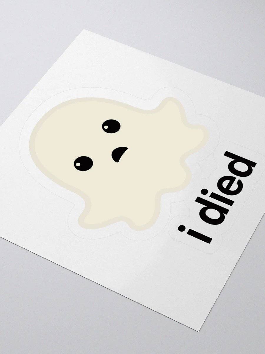Sad Ghost Sticker - For Light Background product image (6)