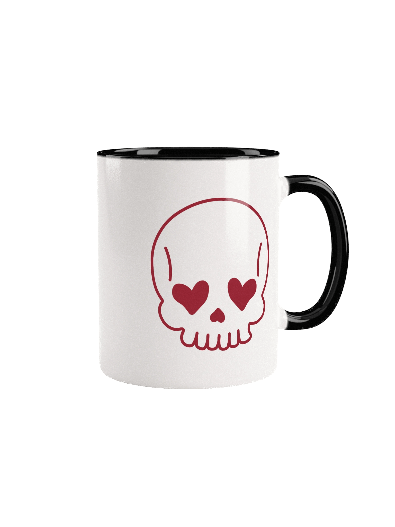 Lovey Skull Mug | Skeleton Merch product image (1)