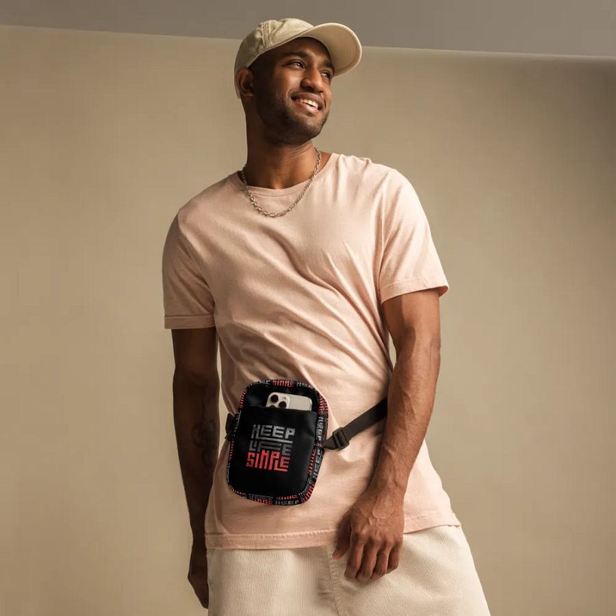 'Keep Life Simple' Utility Crossbody Bag product image (3)