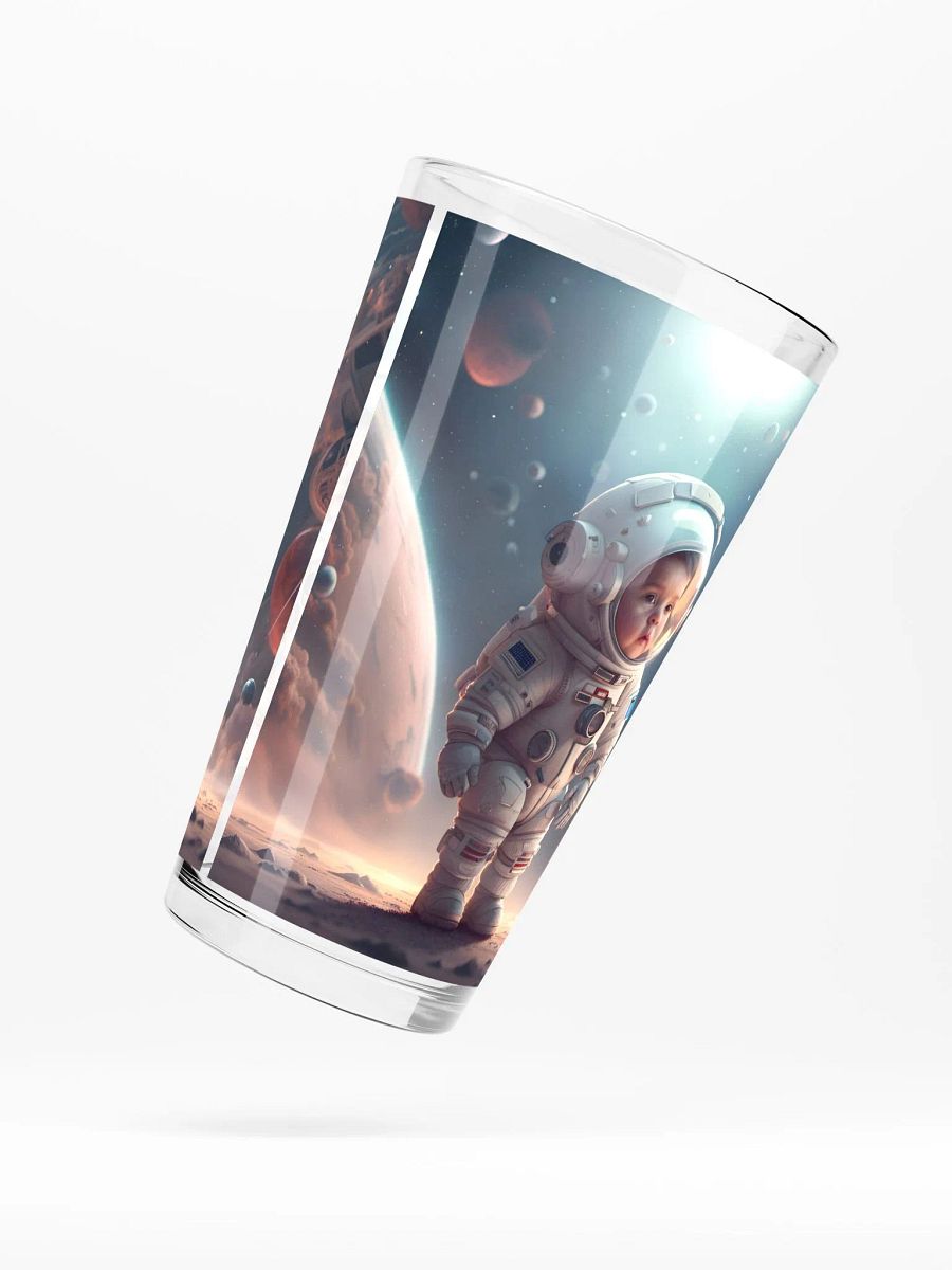 Child Astronaut Pint glass product image (5)