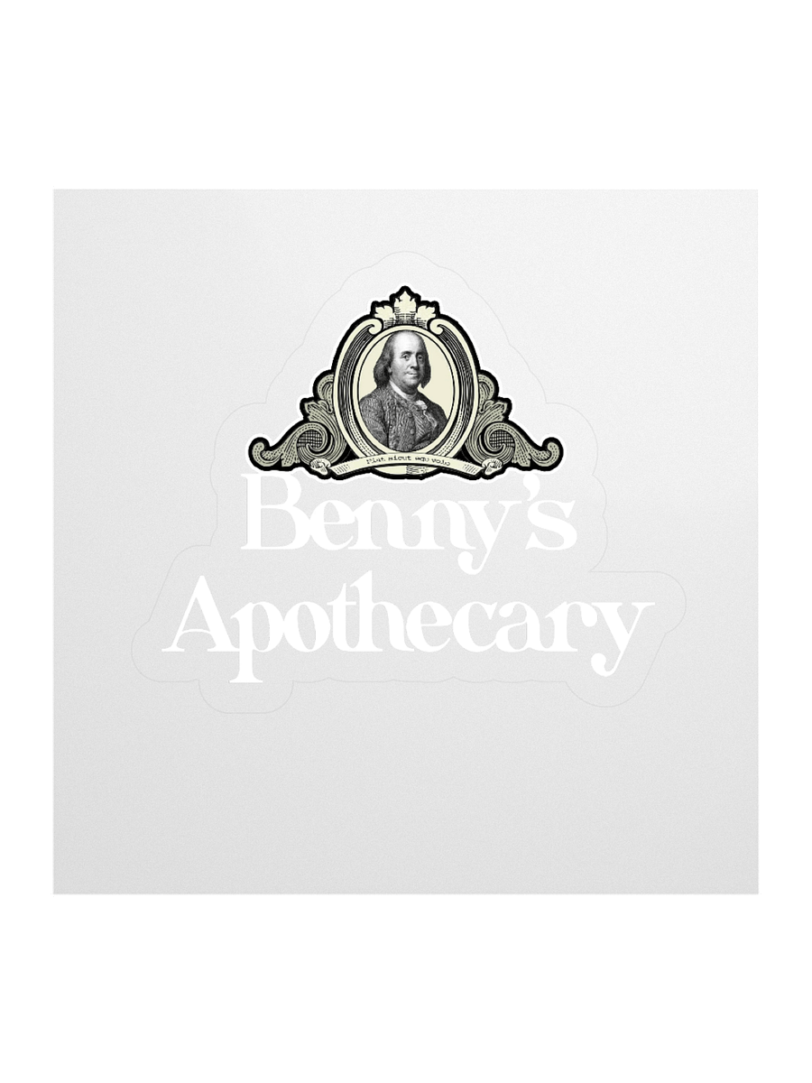 Benny's Apothecary Kiss Cut Sticker product image (1)