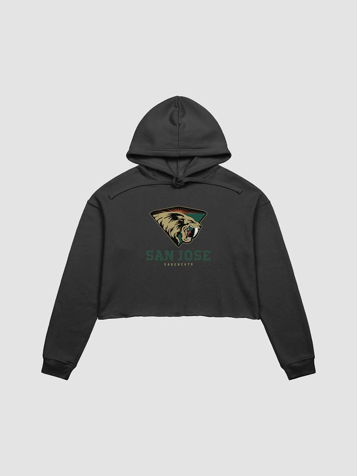 San Jose SaberCats Women's Crop Hoodie by Canvas product image (1)