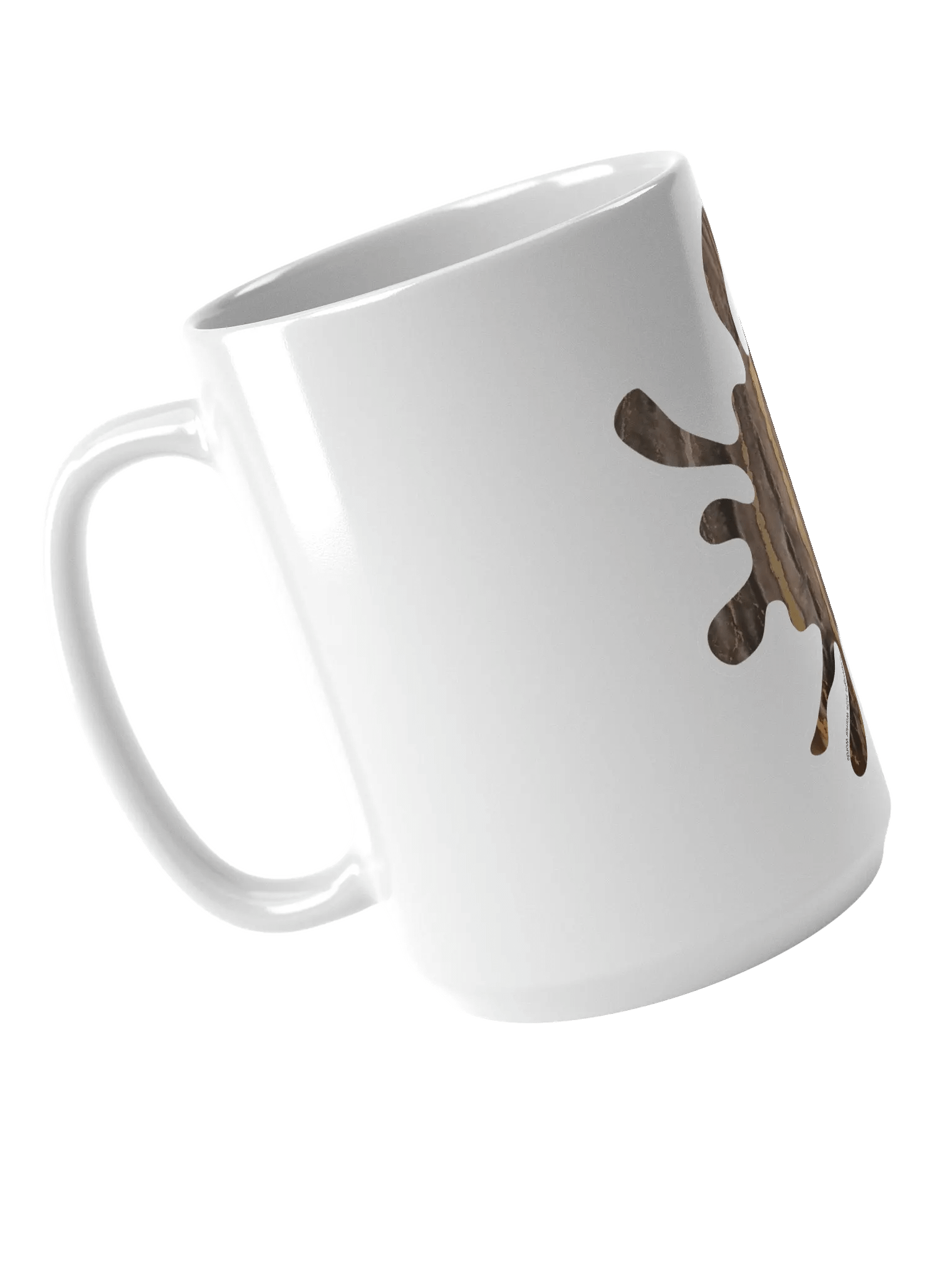 Resin Art Gold Paint Splatter Mug product image (3)