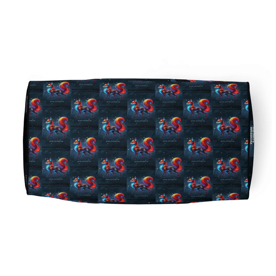 "Infinite Wisdom" Fox Duffle Bag – A Companion for Insightful Growth product image (7)
