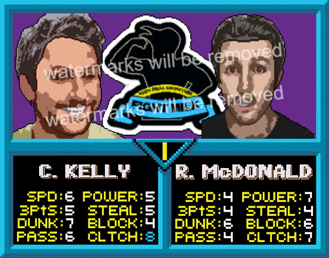 NBA Jam Digital Custom Pop Art / TV / Always Sunny / Fight Milk product image (1)