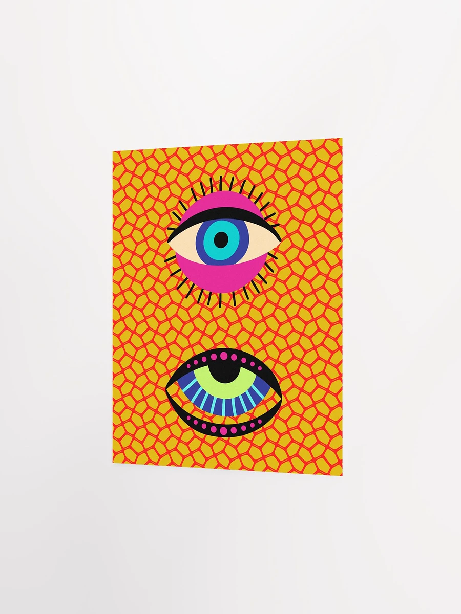 Yayoi Kusama Evil Eyes Maximalist Art Print product image (9)