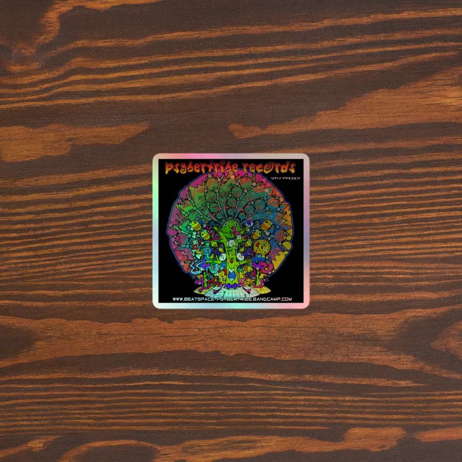 PsyberTribe Records Catalog Sticker product image (5)