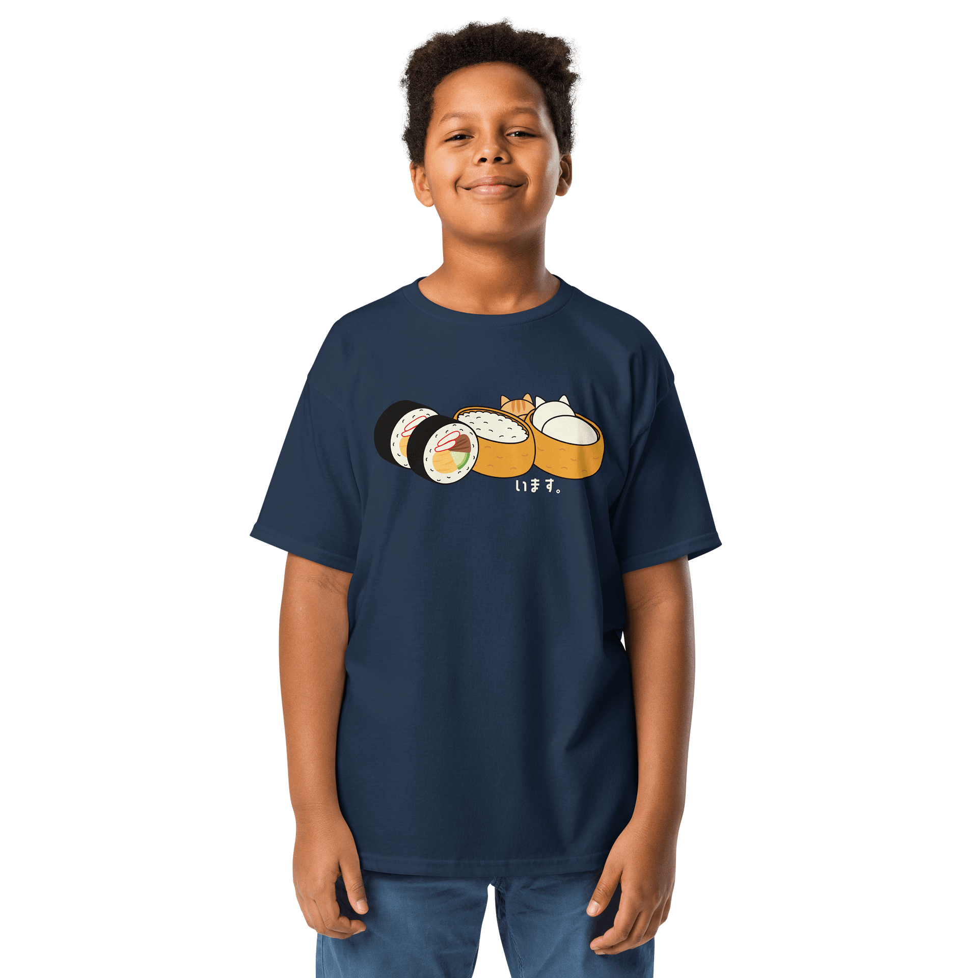 Inari Sushi and Futomaki Cat - Youth Heavyweight T-shirt product image (1)