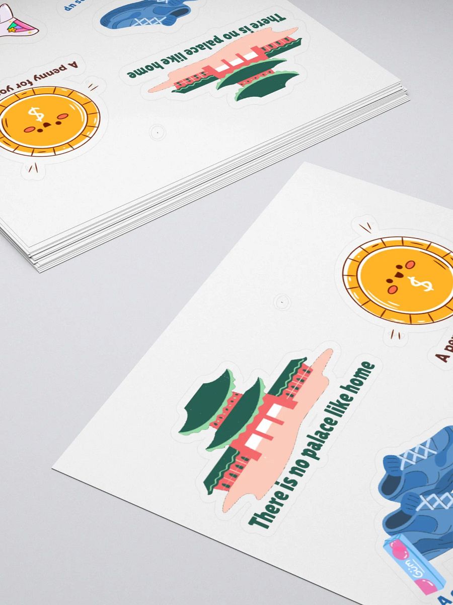 Life Goals Pun Sticker Set product image (4)