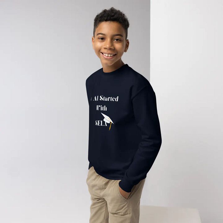 SELA Alumni Youth Crewneck Sweatshirt product image (1)