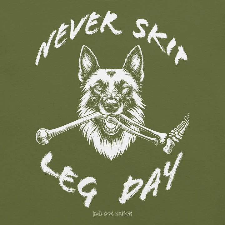 Never Skip Leg Day! - Premium Unisex T-shirt product image (2)