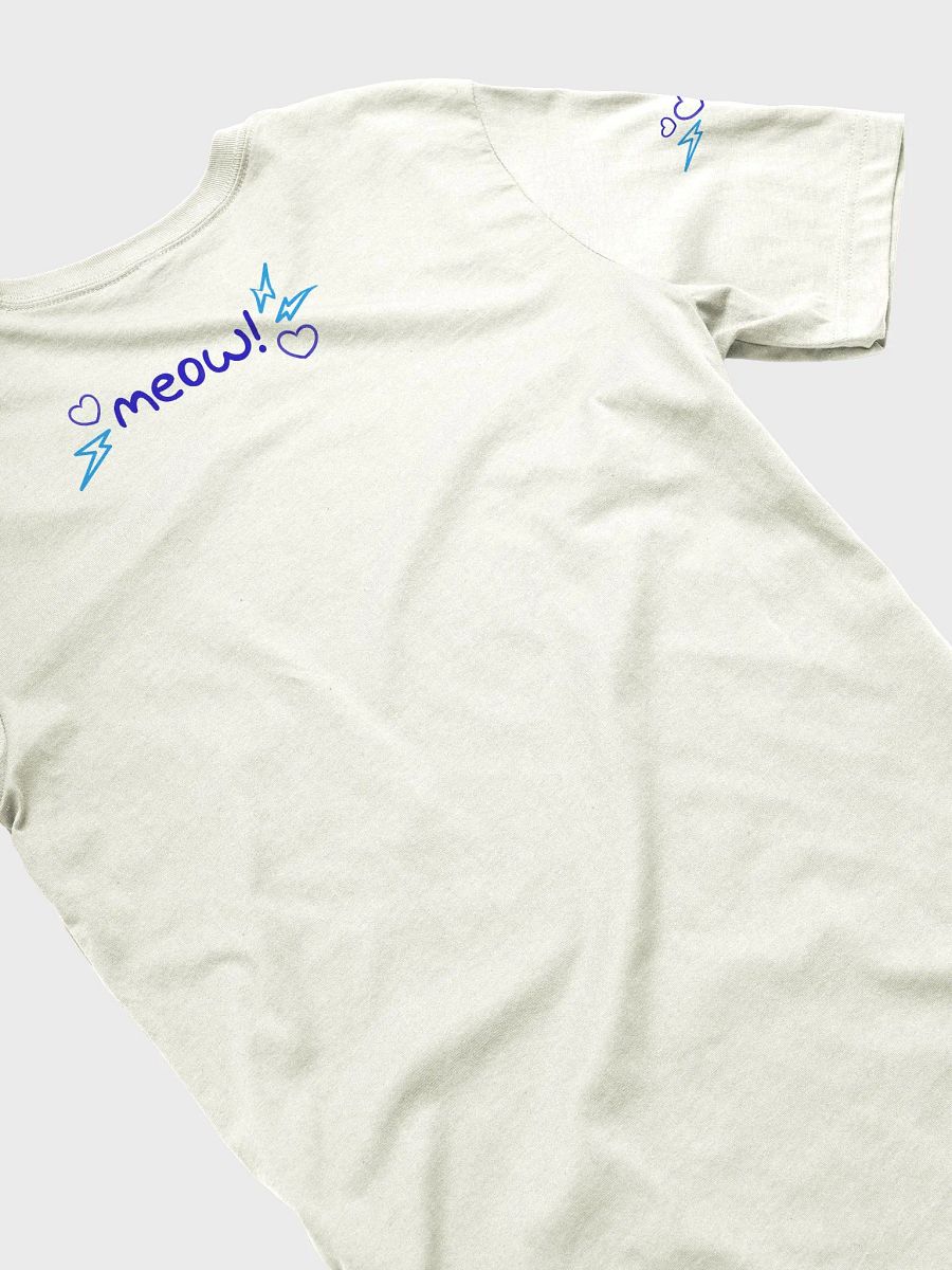 Lovely Digital Meow // T-Shirt - Blue - Light Mode product image (4)