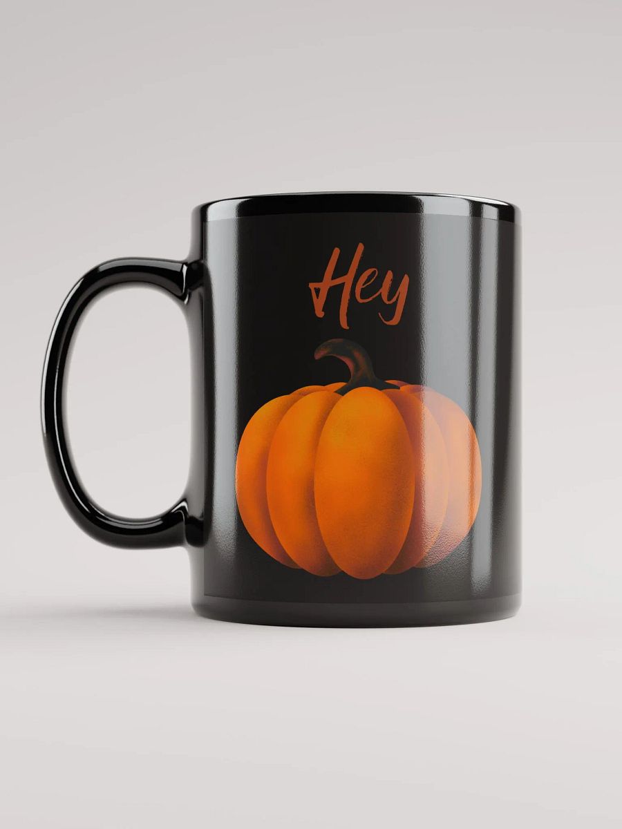Hey Pumpkin! Black Glossy Mug product image (12)