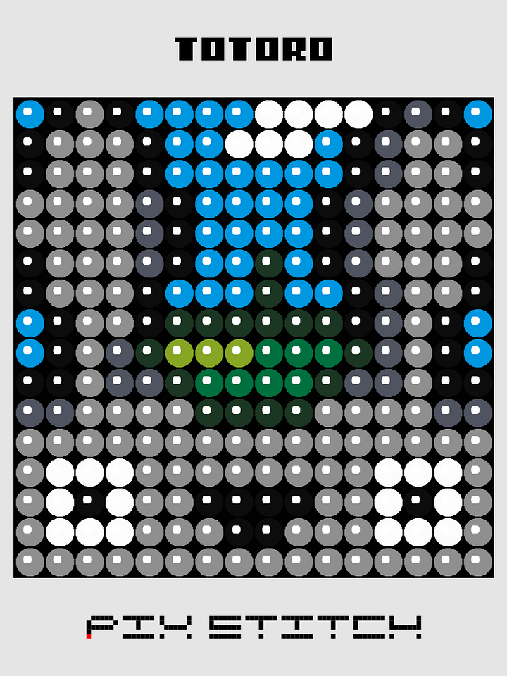 Totoro Pixel Art product image (1)