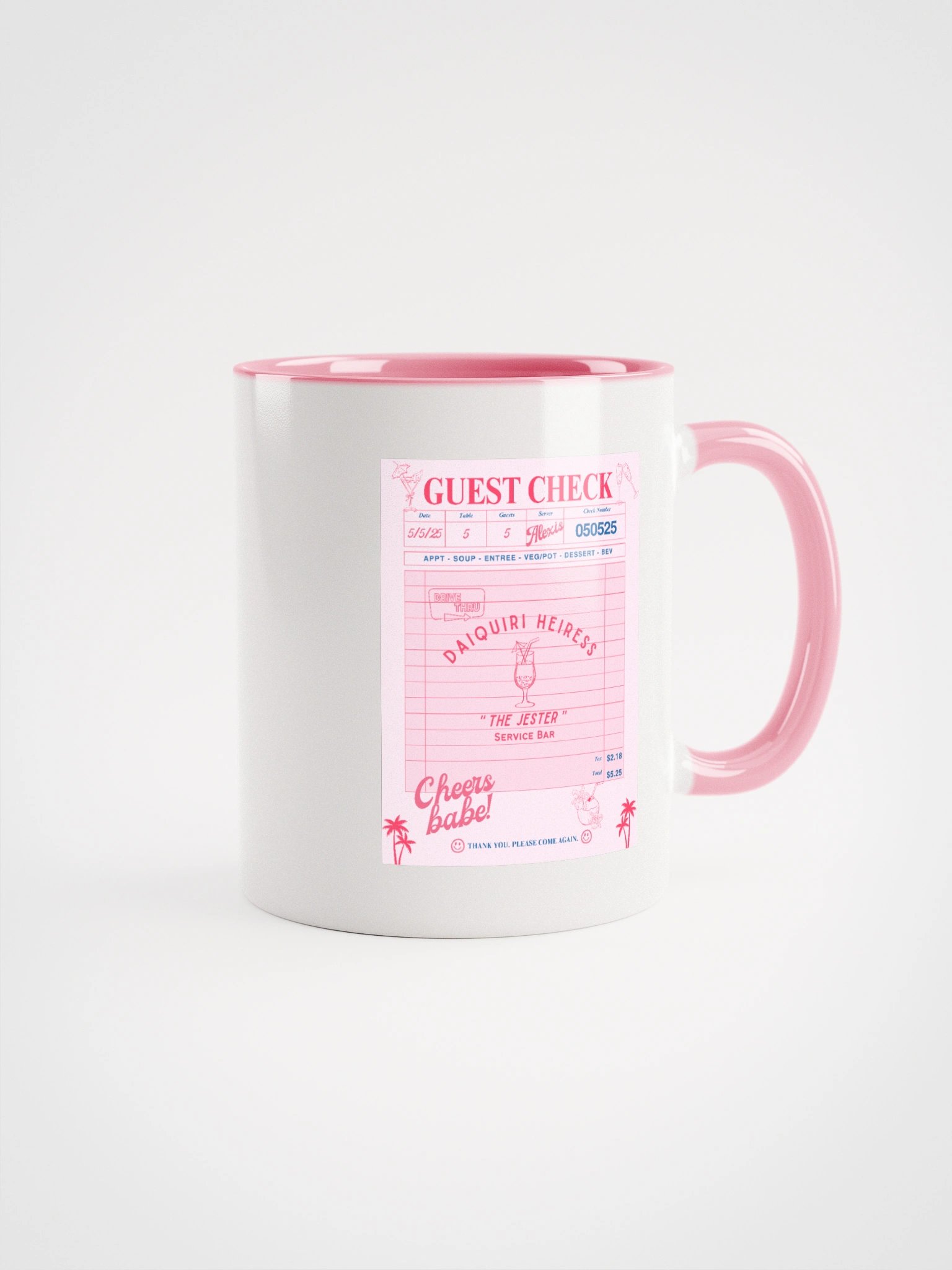 CHECK PLEASE! DAIQUIRI MUG product image (1)