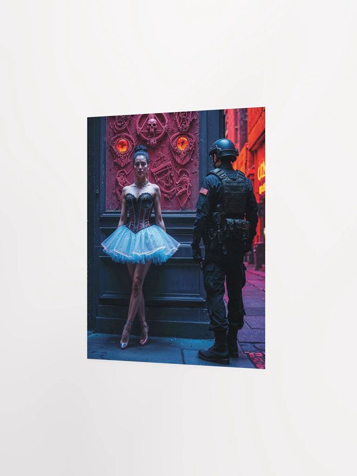 Alleyway Encounter Matte Poster product image (13)