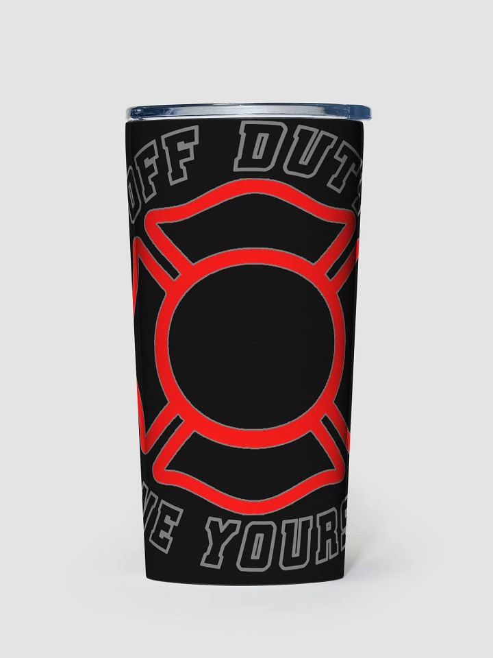 "Off Duty, Save Yourself" Fire Tumbler product image (1)
