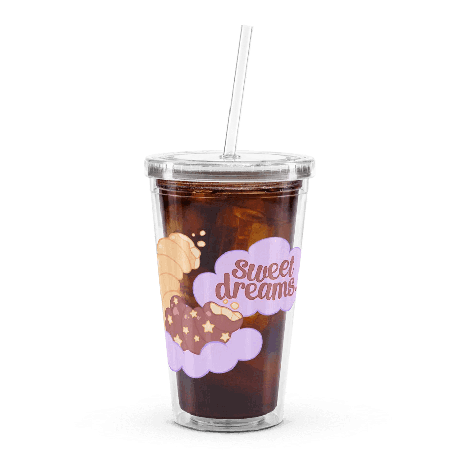 ꒰ ☆ Cinnaminnie's PJs ☆ ꒱ Clear Plastic Tumbler product image (7)
