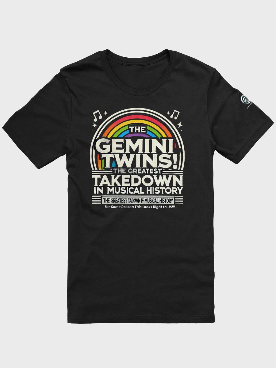 🔥 Official Bella "The Gemini Twins!" 'The Greatest Takedown in Musical History' T-Shirt 🎶 Featuring Emily's Daydream on the Sleeve 🎭 product image (1)
