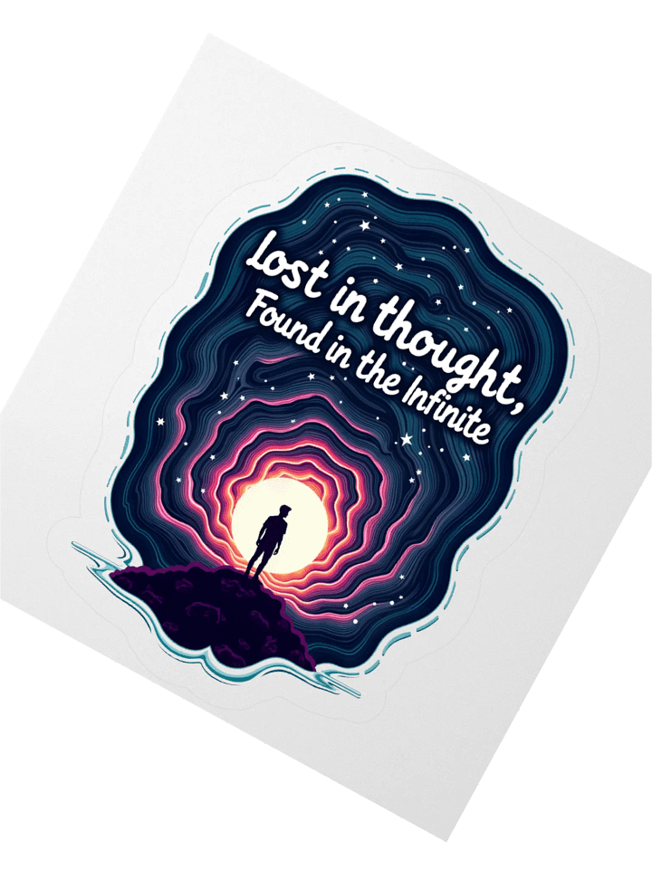 Lost In Thought, Found In The Infinite Sticker product image (2)