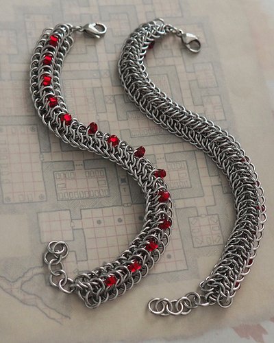 a couple of bloody good bracelets have arrived for the halloween season.

there are two in stock and ready to ship w/i a few ...
