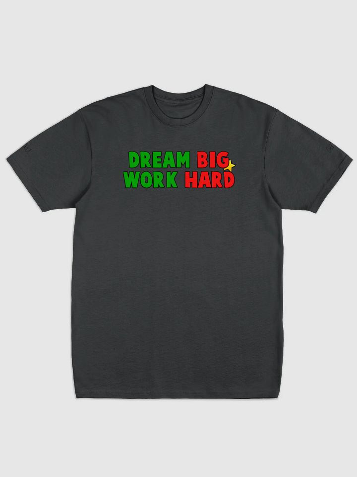 DREAM BIG WORK HARD TSHIRT CHIRU product image (3)