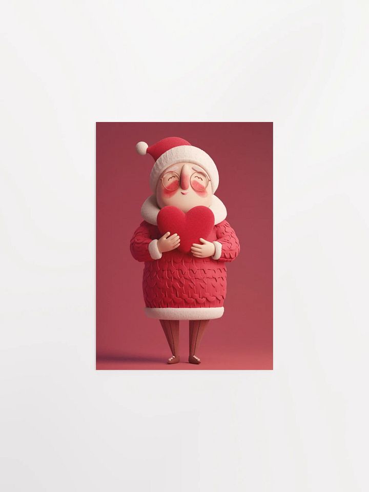 Santa's Heartfelt Embrace Poster product image (2)