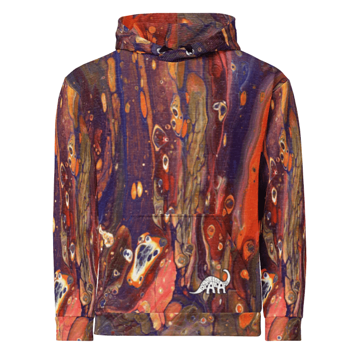 Hyperspace Fluid Acrylic All-Over Print Hoodie product image (1)