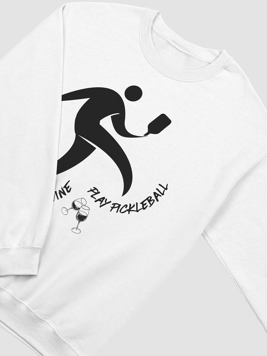 Smash and Wine, Play Pickleball Unixsex Gildan Classic Crewneck Sweatshirt product image (3)