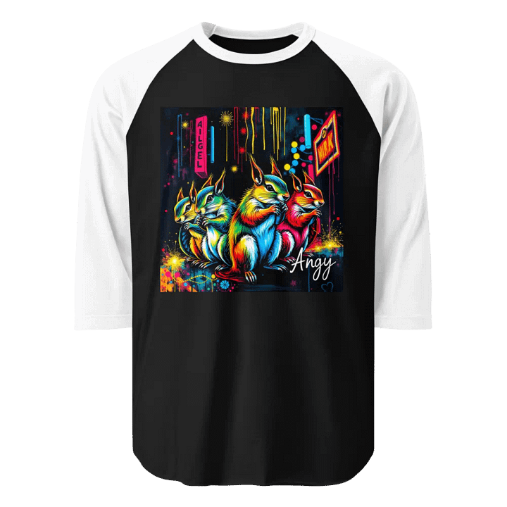 Ultra-Soft ¾ Sleeve Raglan Tee product image (1)