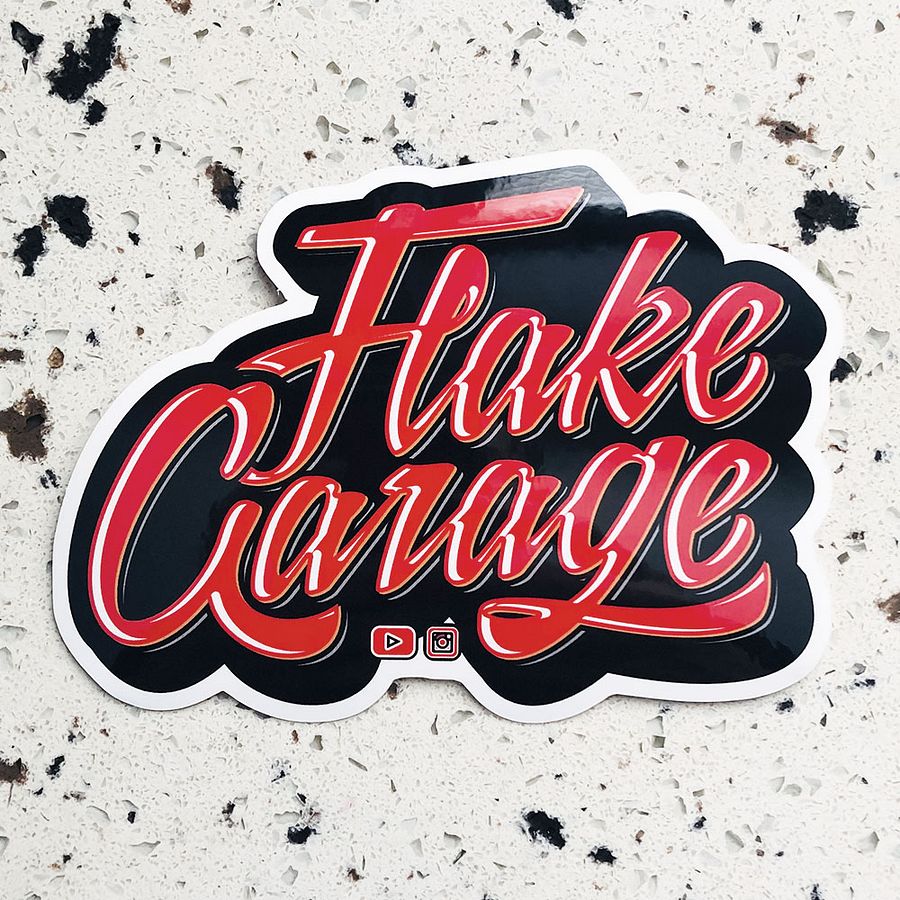 Graffiti Flake Garage Sticker product image (2)