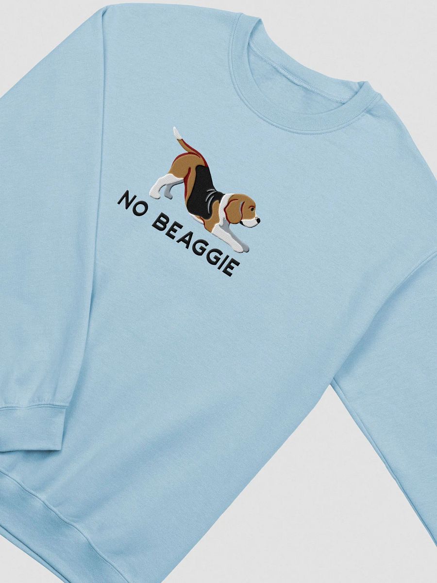 No Beaggie Sweatshirt (Embroidered) of a Beagle product image (6)