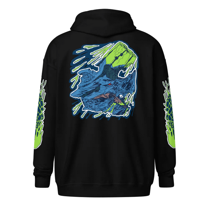 Brachydios (Alt Design) Zip-Up Hoodie product image (1)