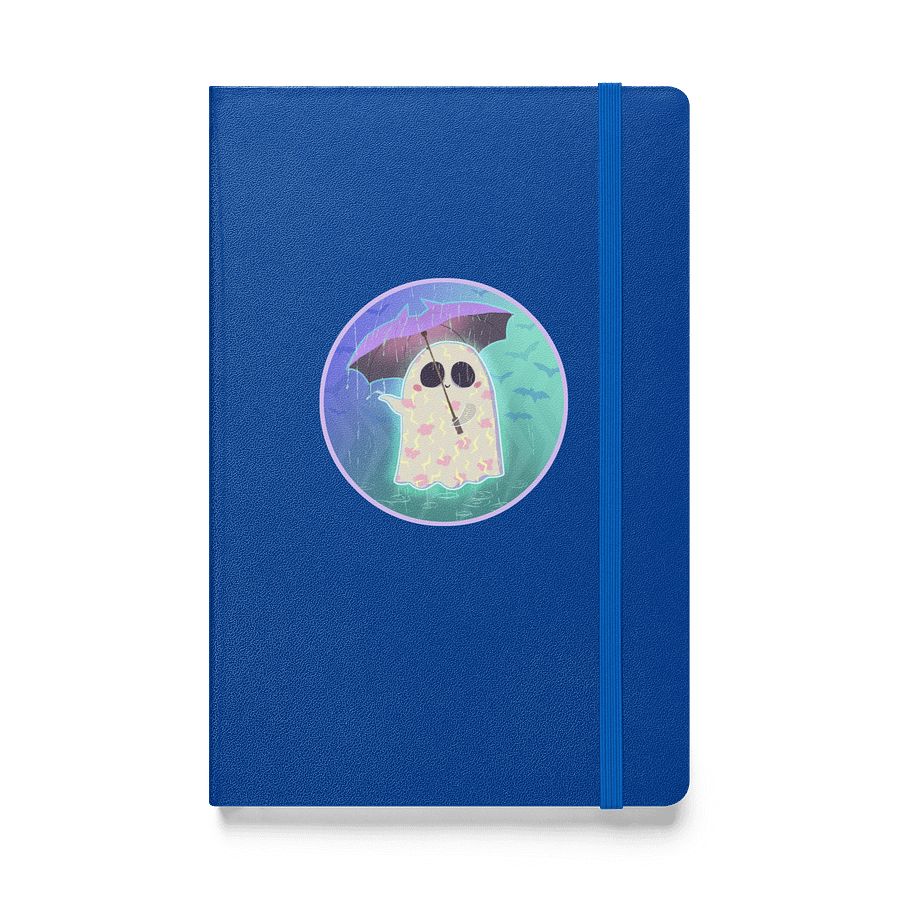 Pastel Little Ghost in the Rain - Hardcover Notebook product image (5)