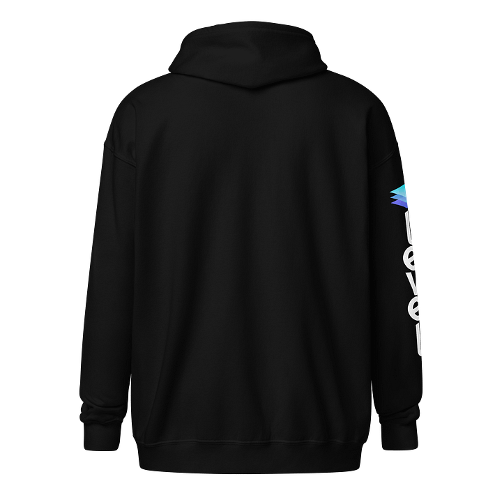 Level Zip Hoodie - Dark (Sleeve Print) product image (2)