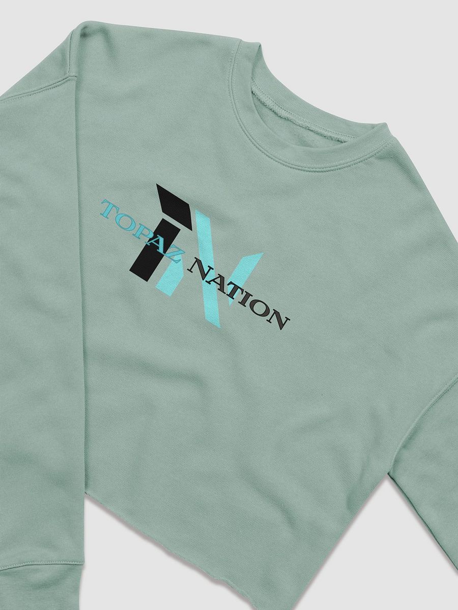 Topaz Nation Cropped Crewneck product image (1)