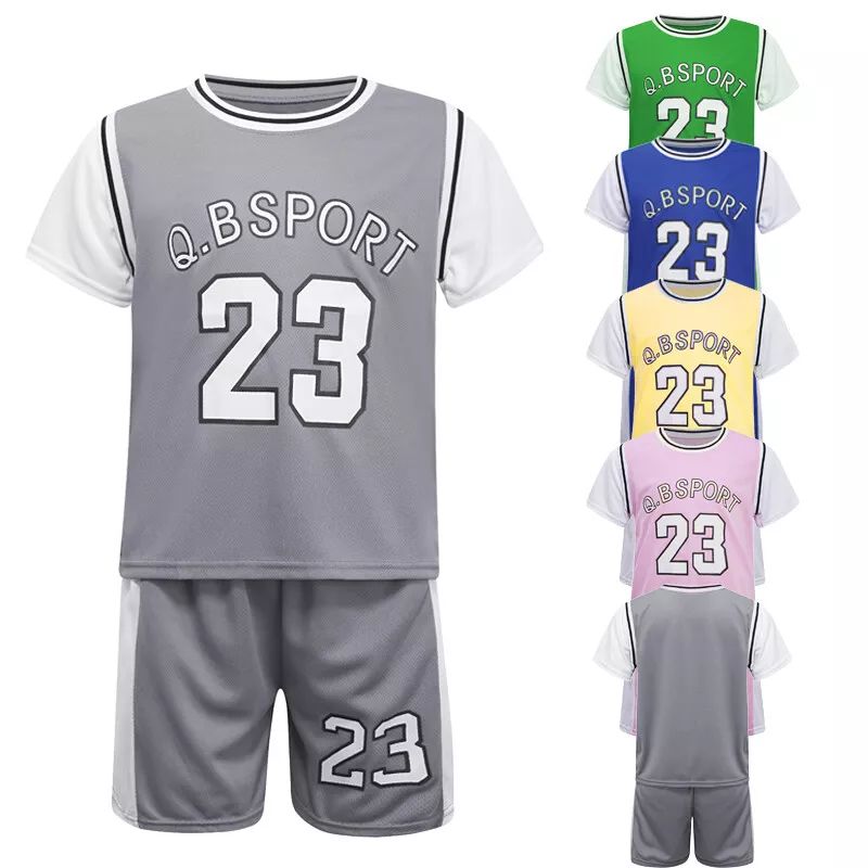 Kids Boys Set Quick-Drying Suit Training Outfits Athletic Sportsuit Sportswear product image (1)