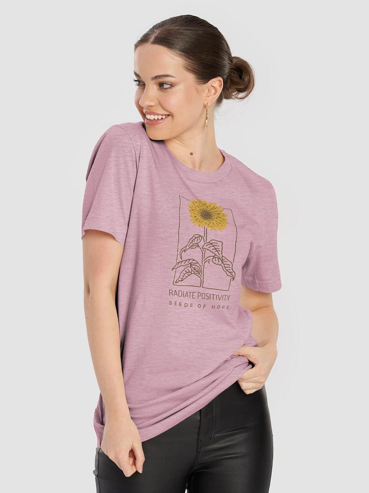 Radiant Sunflower Positivity Tee product image (2)